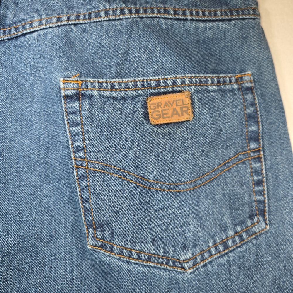 Gravel Gear Relaxed Fit Jeans Mens 40x30 Medium Wash Blue Cotton Denim 142019 - Picture 12 of 13